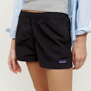 Patagonia Black Athletic Shorts Lightweight Elastic Waist